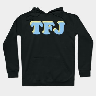 Blue and Yellow T F J Hoodie